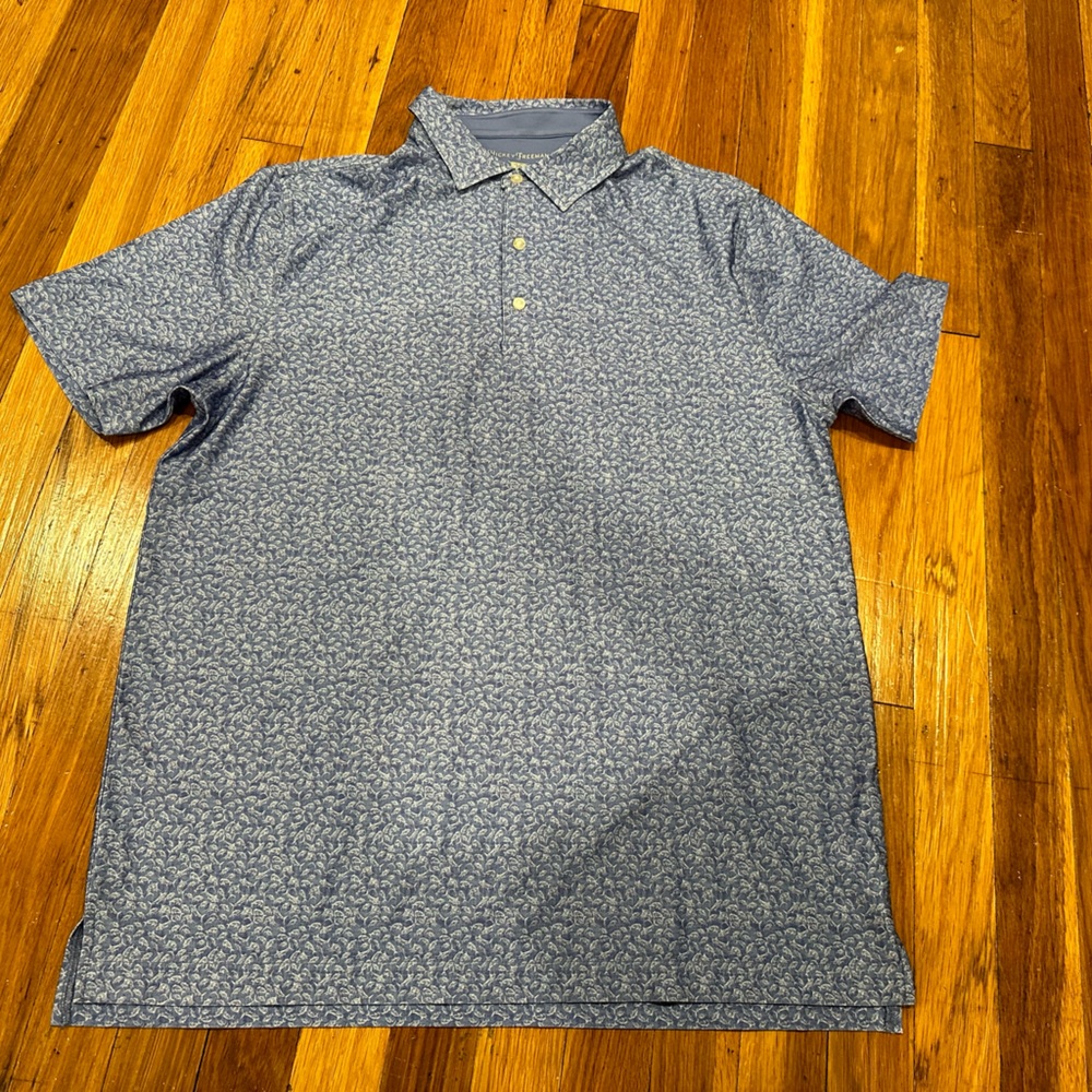 Hickey Freeman Blue Golf shirt NEW no tags size Medium M
